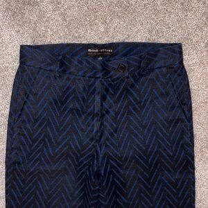Sezane x Madewell Navy Chevron Women's Pants